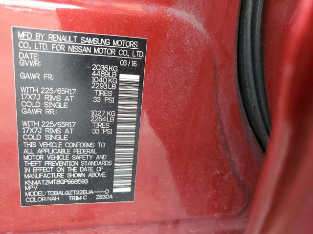 Photo 10 from auction – 2016 NISSAN ROGUE S with VIN KNMAT2MT8GP668593
