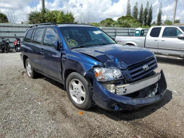 TOYOTA HIGHLANDER 2006 مع رقم تعريف المركبة JTEDP21A560095658 - صورة من المزاد