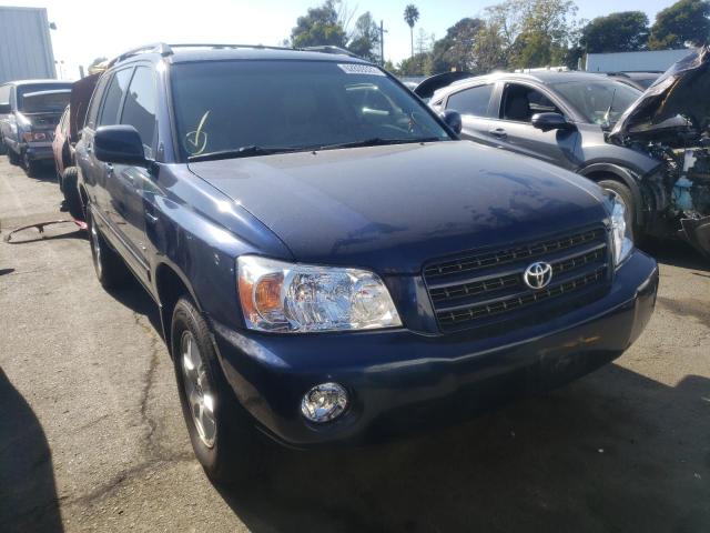 TOYOTA HIGHLANDER 2002 with VIN JTEHF21A020084100 - Photo from auction