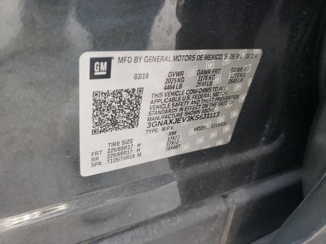 Photo 14 from auction – 2019 CHEVROLET EQUINOX LT with VIN 3GNAXJEV3KS631113