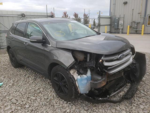 FORD EDGE SEL 2017 with VIN 2FMPK4J86HBC10662 - Photo from auction