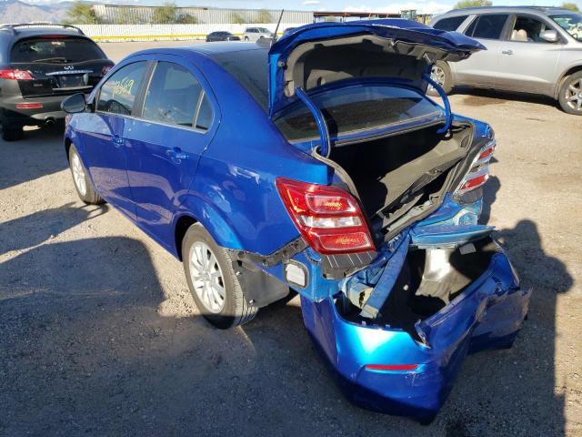 Photo 3 from auction – 2020 CHEVROLET SONIC LT with VIN 1G1JD5SB7L4143764
