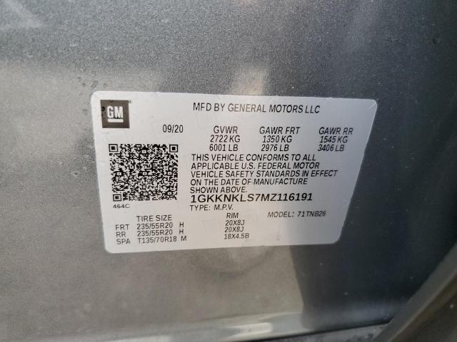 Photo 10 from auction – 2021 GMC ACADIA SLE with VIN 1GKKNKLS7MZ116191