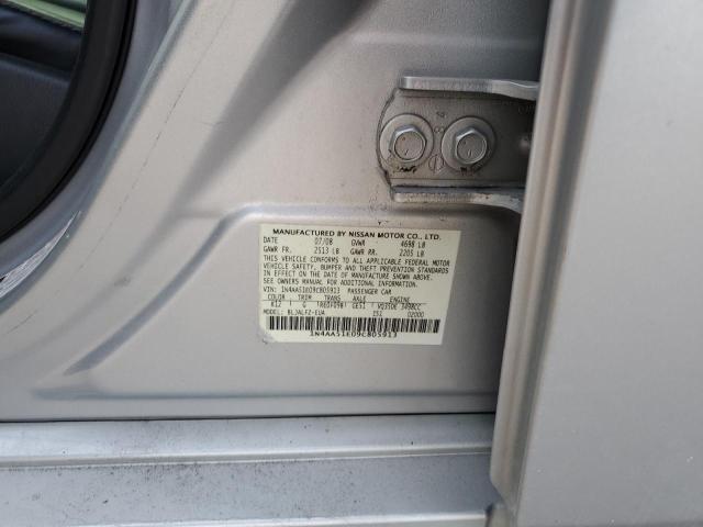 Photo 10 from auction – 2009 NISSAN MAXIMA S with VIN 1N4AA51E09C805913