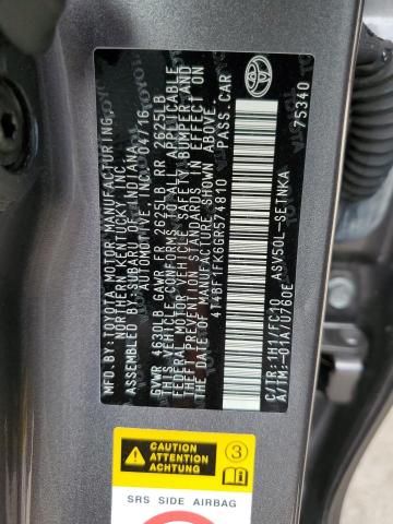 Photo 10 from auction – 2016 TOYOTA CAMRY LE with VIN 4T4BF1FK6GR574810