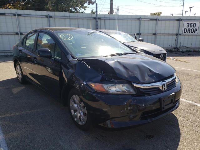 HONDA CIVIC LX 2012 with VIN 19XFB2F53CE370048 - Photo from auction