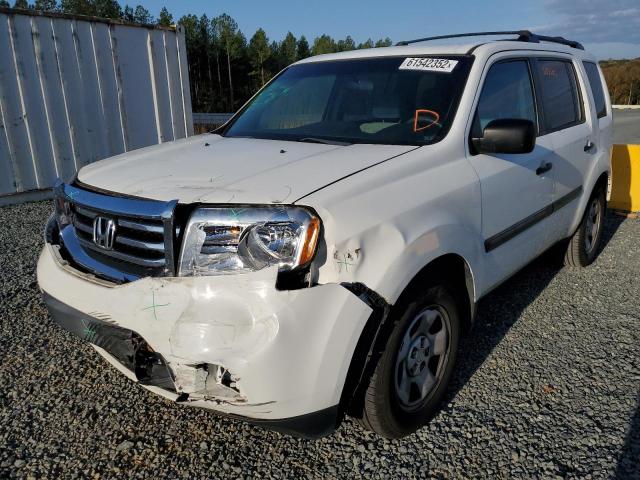 Photo 2 from auction – 2014 HONDA PILOT LX with VIN 5FNYF3H2XEB020242