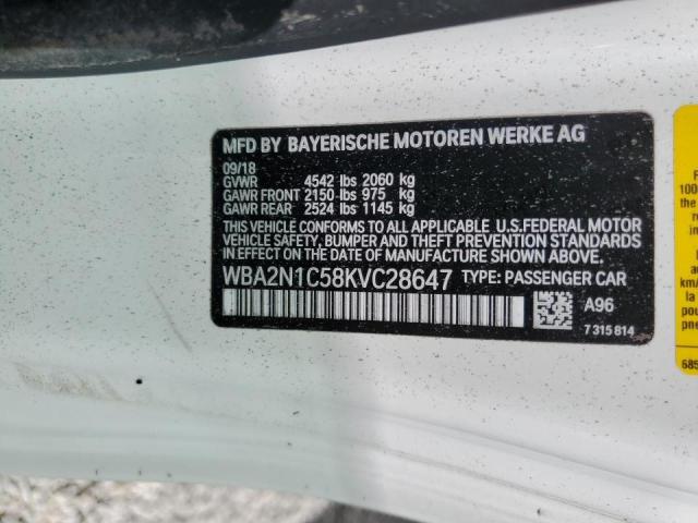 صورة رقم 10 من المزاد - 2019 BMW M240I مع VIN WBA2N1C58KVC28647