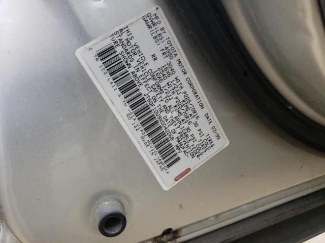 Photo 10 from auction – 1999 LEXUS RX 300 with VIN JT6GF10U9X0042268