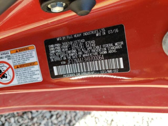 Photo 10 from auction – 2017 TOYOTA 86 BASE with VIN JF1ZNAA13H9700064