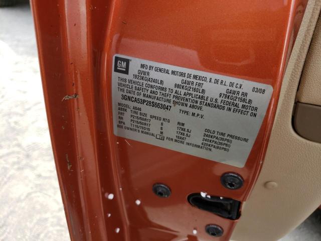 Photo 10 from auction – 2008 CHEVROLET HHR LT with VIN 3GNCA53P28S663047