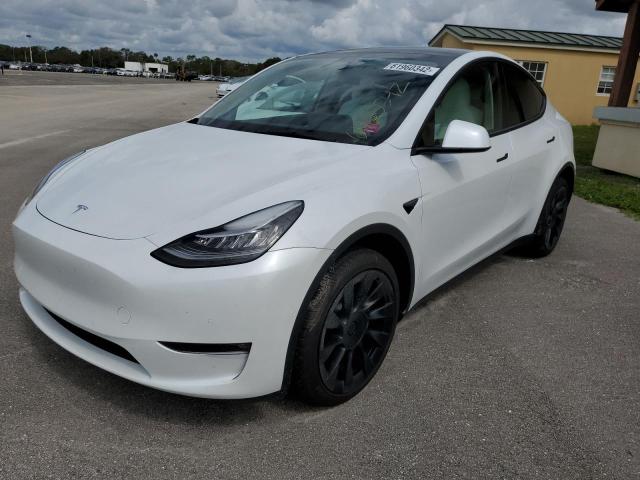 Photo 2 from auction – 2021 TESLA MODEL Y with VIN 5YJYGDEE3MF198090