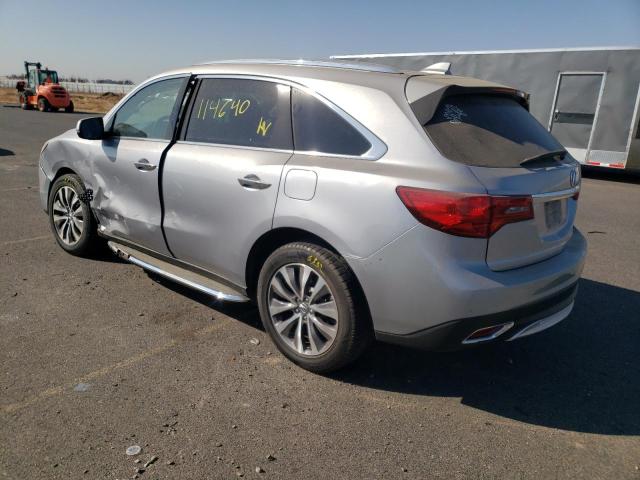 Photo 3 from auction – 2016 ACURA MDX TECHNO with VIN 5FRYD4H46GB044701