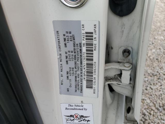 Photo 10 from auction – 2019 MAZDA 3 with VIN JM1BPAJM7K1138370