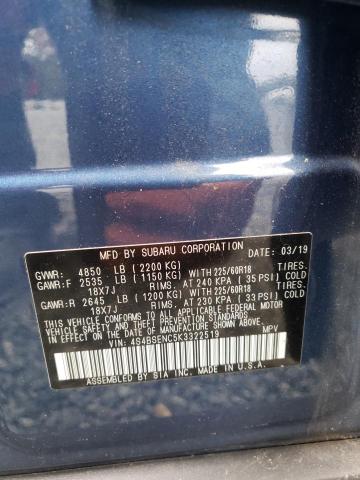 Photo 10 from auction – 2019 SUBARU OUTBACK 3. with VIN 4S4BSENC5K3322519
