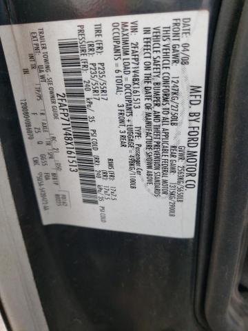 Photo 10 from auction – 2008 FORD CROWN VICT with VIN 2FAFP71V48X161513
