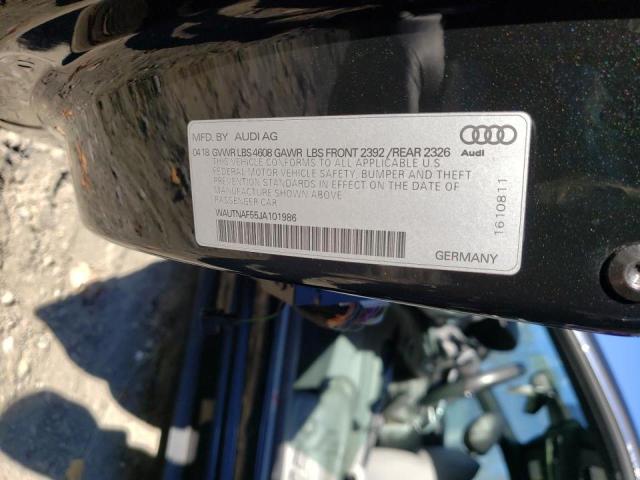 Photo 10 from auction – 2018 AUDI A5 PREMIUM with VIN WAUTNAF55JA101986