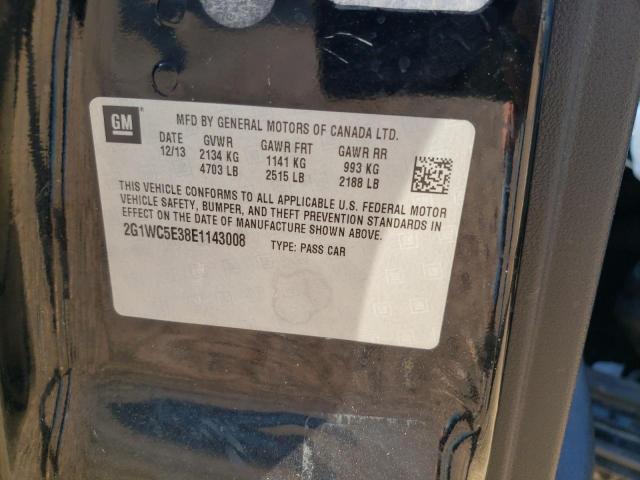 Photo 10 from auction – 2014 CHEVROLET IMPALA LIM with VIN 2G1WC5E38E1143008