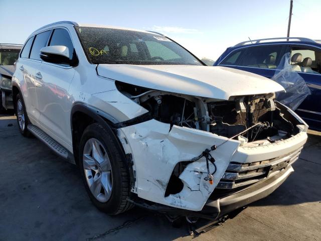 TOYOTA HIGHLANDER 2017 con VIN 5TDYZRFH8HS203298 - Foto de la subasta
