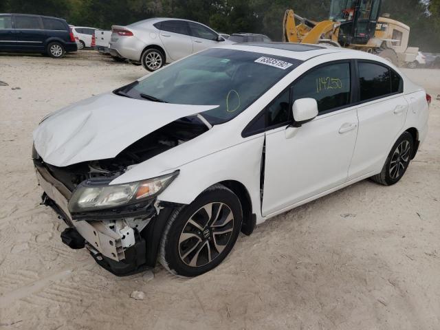 Photo 2 from auction – 2013 HONDA CIVIC EX with VIN 19XFB2F83DE043421