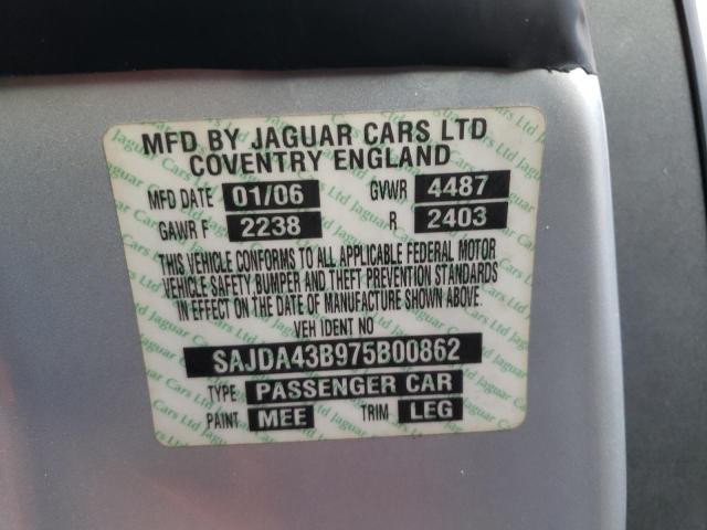 Photo 10 from auction – 2007 JAGUAR XK with VIN SAJDA43B975B00862