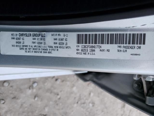 Photo 10 from auction – 2011 CHRYSLER 200 LIMITE with VIN 1C3BC2FGXBN617724