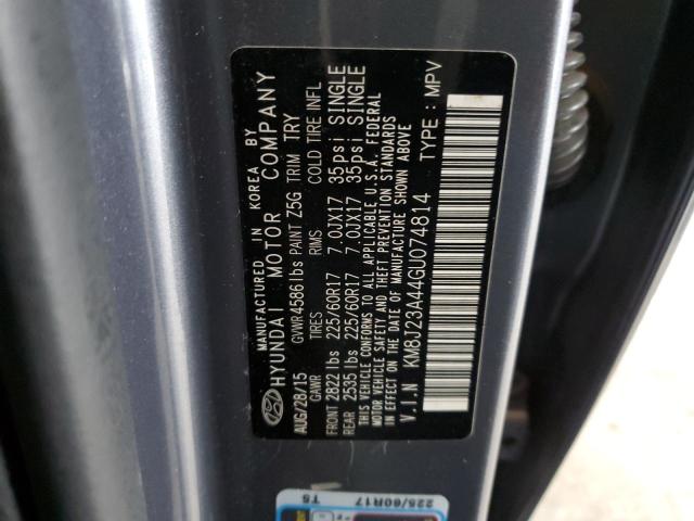 Photo 10 from auction – 2016 HYUNDAI TUCSON SE with VIN KM8J23A44GU074814