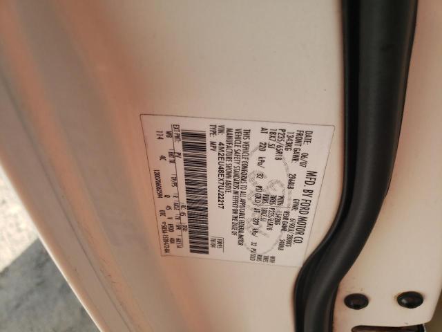 Photo 10 from auction – 2007 MERCURY MOUNTAINEE with VIN 4M2EU48EX7UJ22217