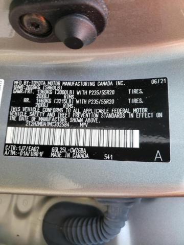 Photo 10 from auction – 2021 LEXUS RX 350 with VIN 2T2HZMDA1MC302584