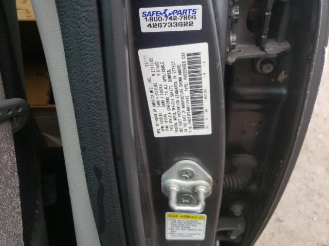Photo 10 from auction – 2011 HONDA ACCORD LX with VIN 1HGCP2F34BA110442