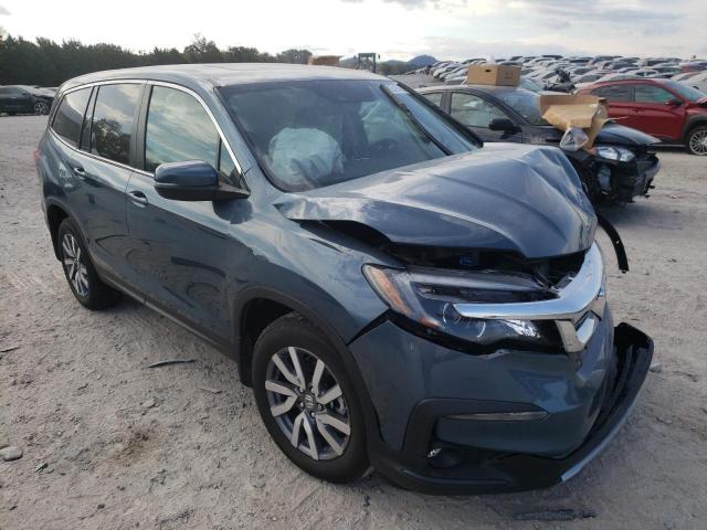 HONDA PILOT EXL 2022 with VIN 5FNYF5H57NB009561 - Photo from auction