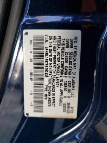 Photo 10 from auction – 2003 HONDA ODYSSEY EX with VIN 5FNRL18973B097436