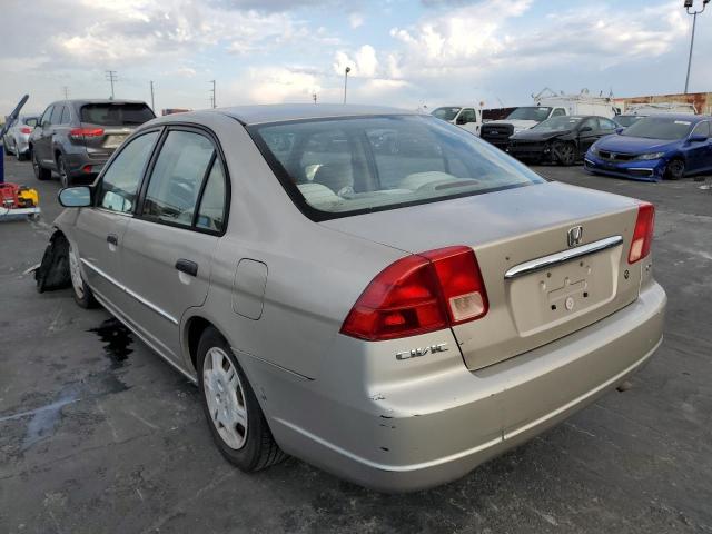 Photo 3 from auction – 2001 HONDA CIVIC with VIN 2HGES16551H618115