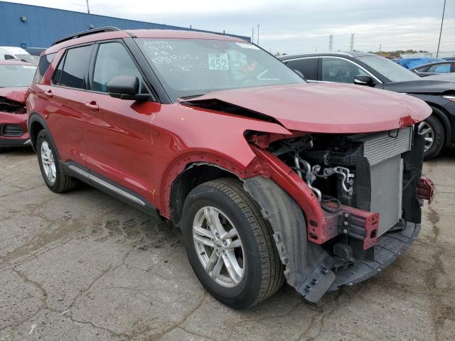 FORD EXPLORER X 2020 with VIN 1FMSK8DH4LGC88405 - Photo from auction