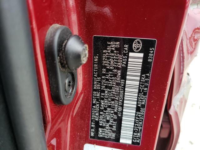 Photo 10 from auction – 2017 TOYOTA CAMRY LE with VIN 4T1BF1FK5HU677499