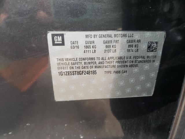Photo 10 from auction – 2016 CHEVROLET MALIBU LT with VIN 1G1ZE5ST8GF248185