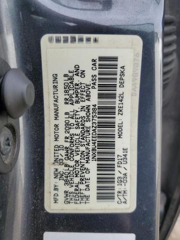 Photo 10 from auction – 2010 TOYOTA COROLLA BA with VIN 1NXBU4EE0AZ375384