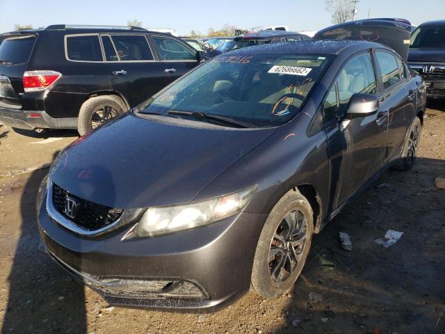 Photo 2 from auction – 2013 HONDA CIVIC EX with VIN 19XFB2F85DE039516