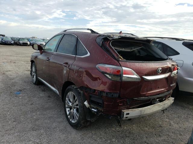 Photo 3 from auction – 2013 LEXUS RX 450 with VIN JTJBC1BA5D2445188