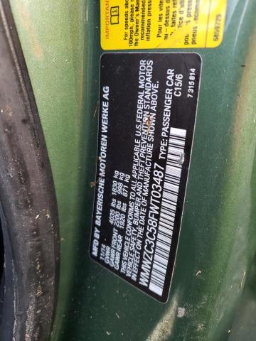 Photo 10 from auction – 2015 MINI COOPER S C with VIN WMWZC3C58FWT03487