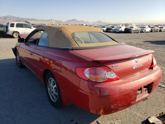 Photo 3 from auction – 2002 TOYOTA CAMRY SOLA with VIN 2T1FE28P42C013903