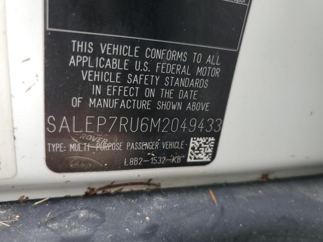 Photo 10 from auction – 2021 LAND ROVER DEFENDER 1 with VIN SALEP7RU6M2049433