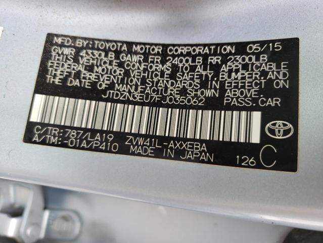 Photo 10 from auction – 2015 TOYOTA PRIUS V with VIN JTDZN3EU7FJ035062