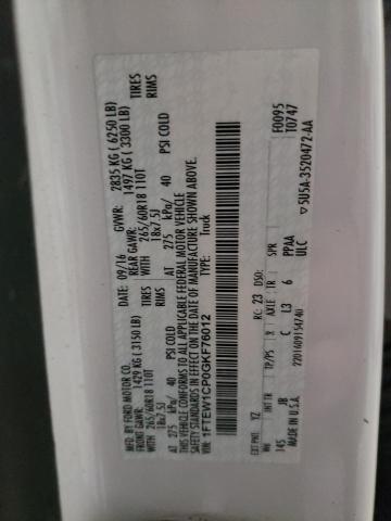 Photo 10 from auction – 2016 FORD F150 SUPER with VIN 1FTEW1CP0GKF76012