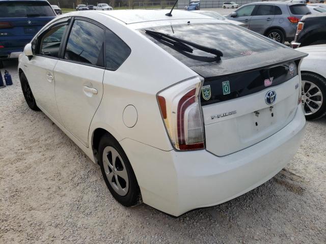 Photo 3 from auction – 2013 TOYOTA PRIUS with VIN JTDKN3DU2D1636282