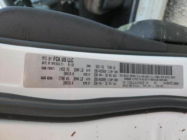 Photo 10 from auction – 2018 DODGE DURANGO SR with VIN 1C4SDJGJ4JC445228