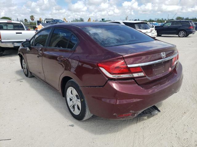 Photo 3 from auction – 2015 HONDA CIVIC LX with VIN 19XFB2F52FE023332