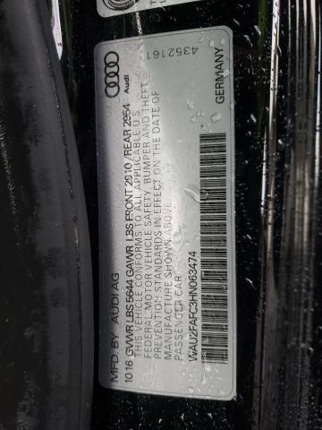 Photo 10 from auction – 2017 AUDI S7 PRESTIG with VIN WAU2FAFC3HN063474
