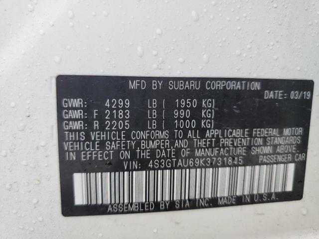 Photo 10 from auction – 2019 SUBARU IMPREZA LI with VIN 4S3GTAU69K3731845
