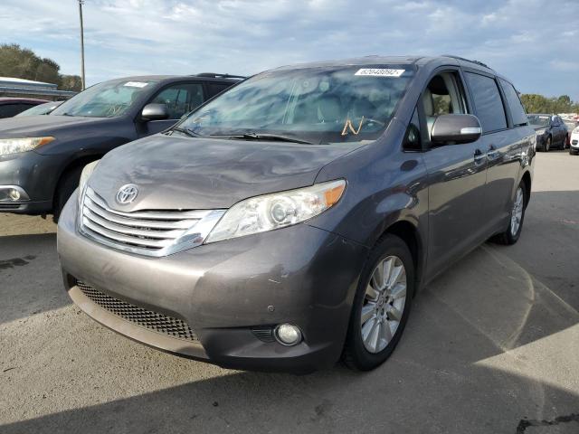 Photo 2 from auction – 2014 TOYOTA SIENNA XLE with VIN 5TDYK3DC3ES471289